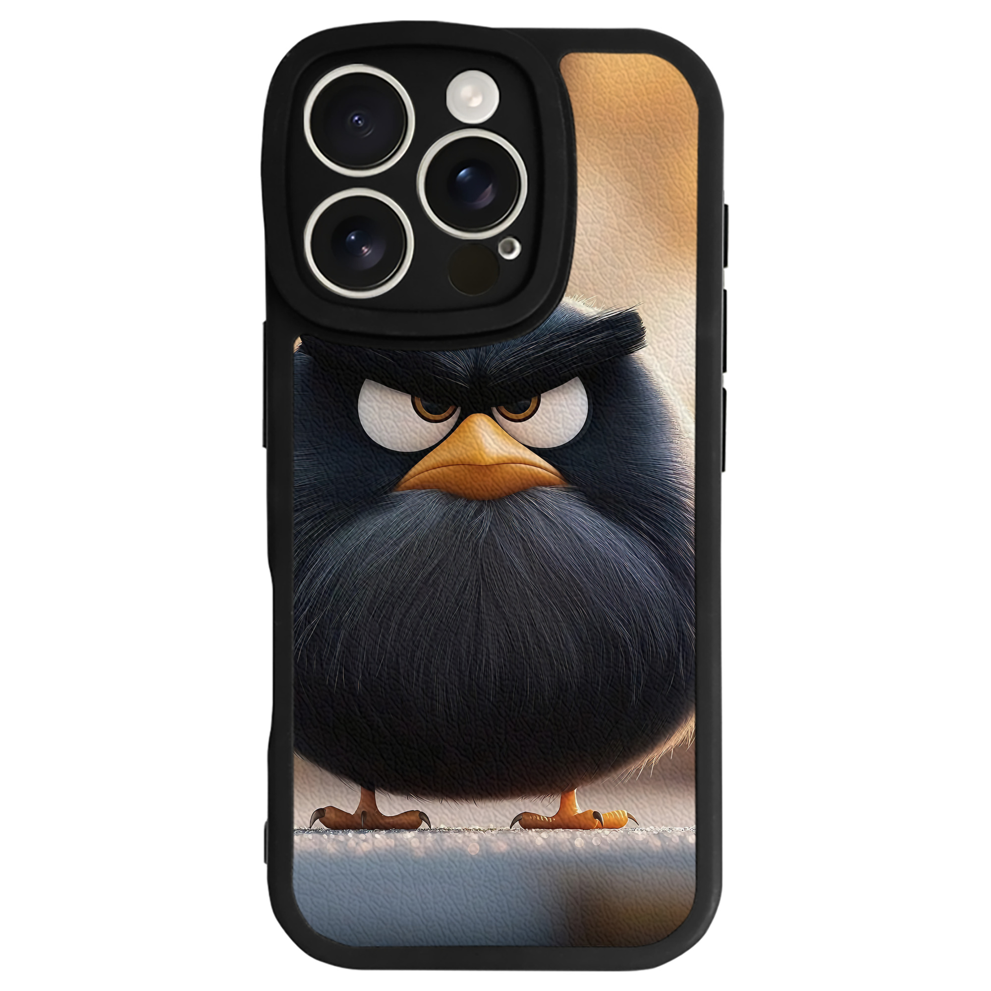 （画像用） Angry Birds アングリーバード 【iPhone 16シリーズ対応】シリコンスマホケース（レザー調） 材質：シリコン